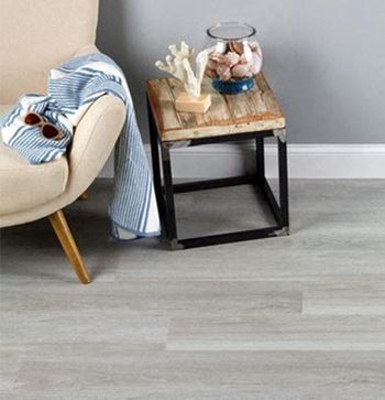 a chair and a table in a room